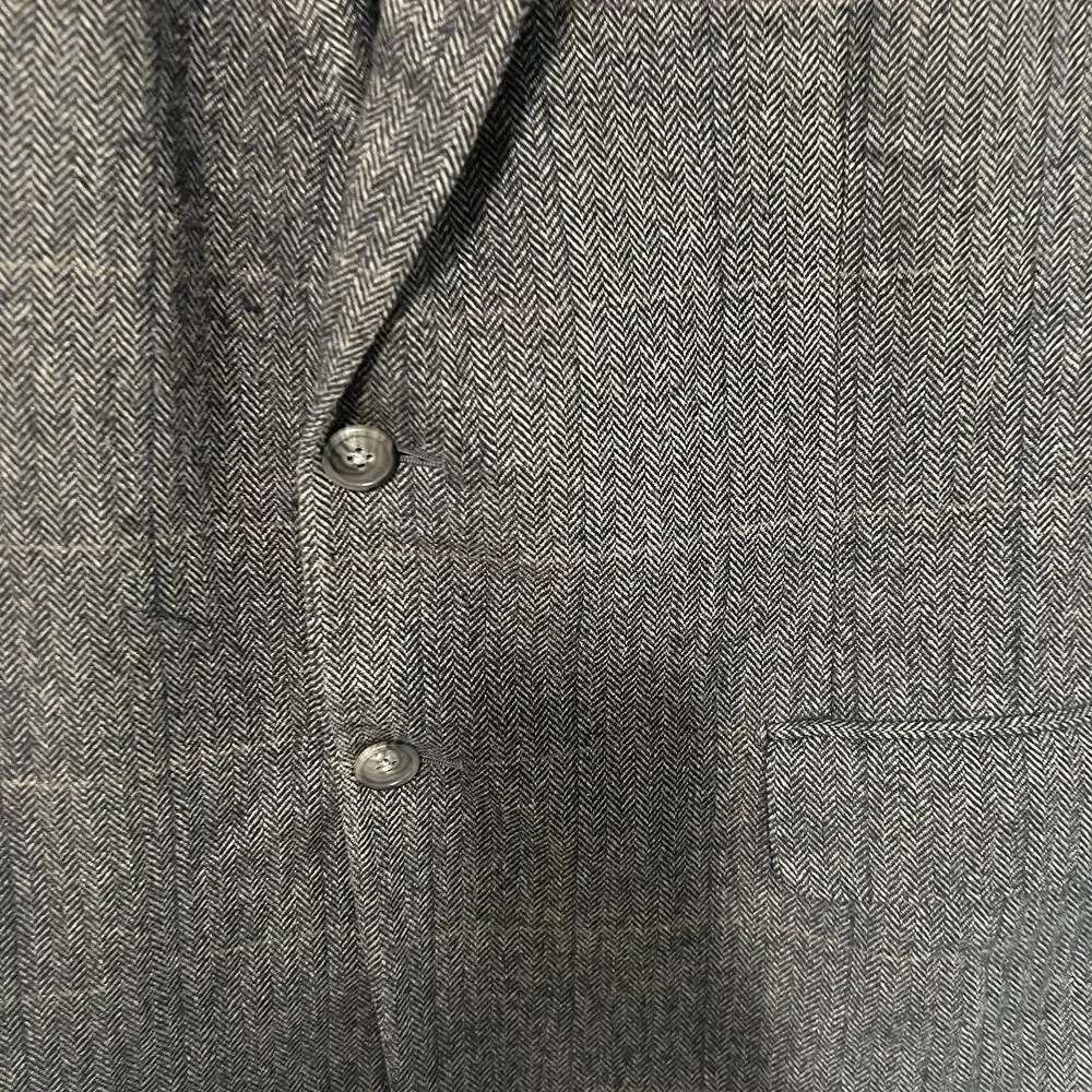 Corneliani Wool Camel Silk Tweed Blazer Brown Jacket 56R Herringbone Italy